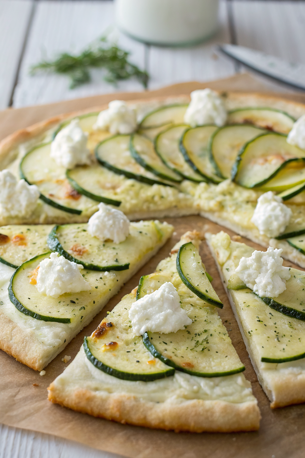 Zucchini Grilled Pizza Recipe