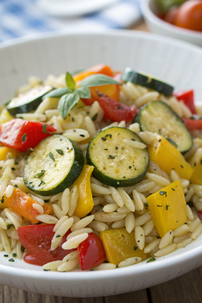 Zucchini Orzo Salad