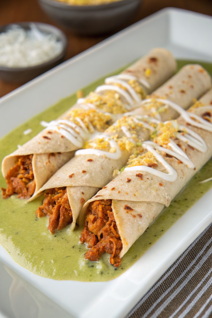Baked Chicken Burritos Recipe