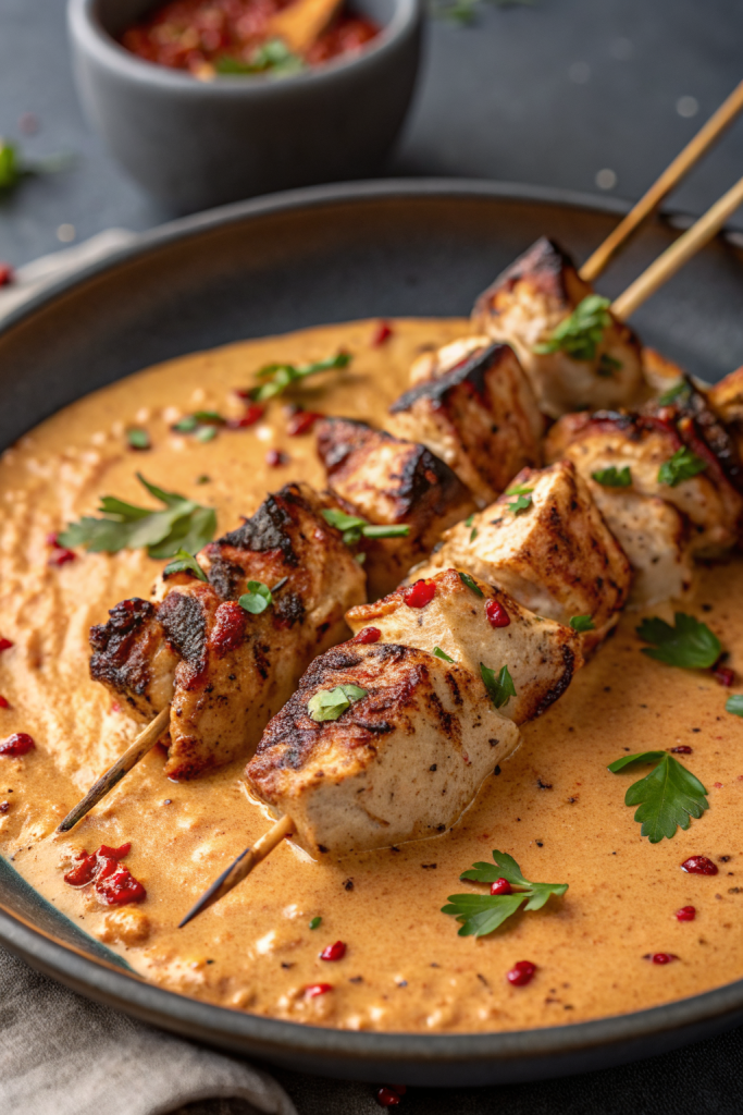 Bang Bang Chicken Skewers Recipe