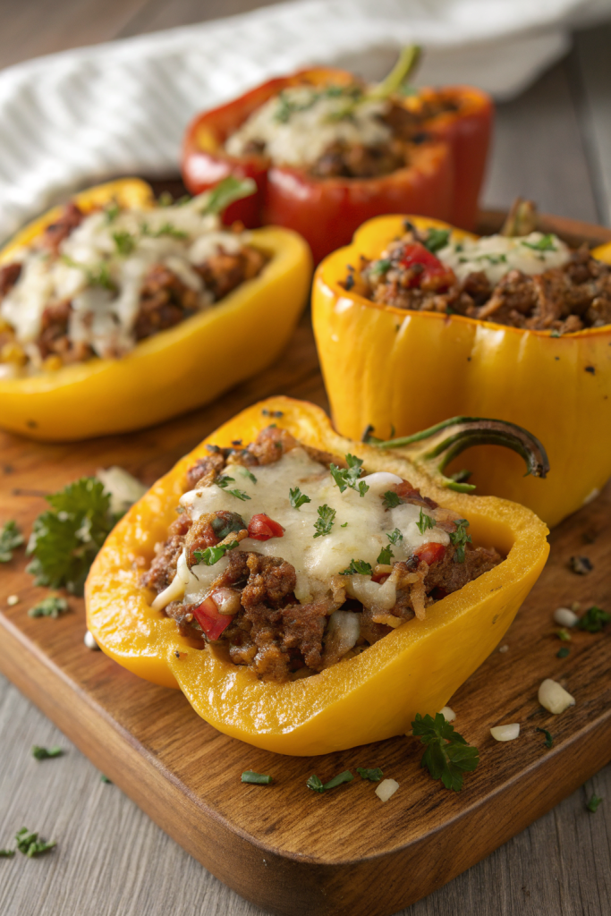 Cheesy Stuffed Banana Peppers Recipe