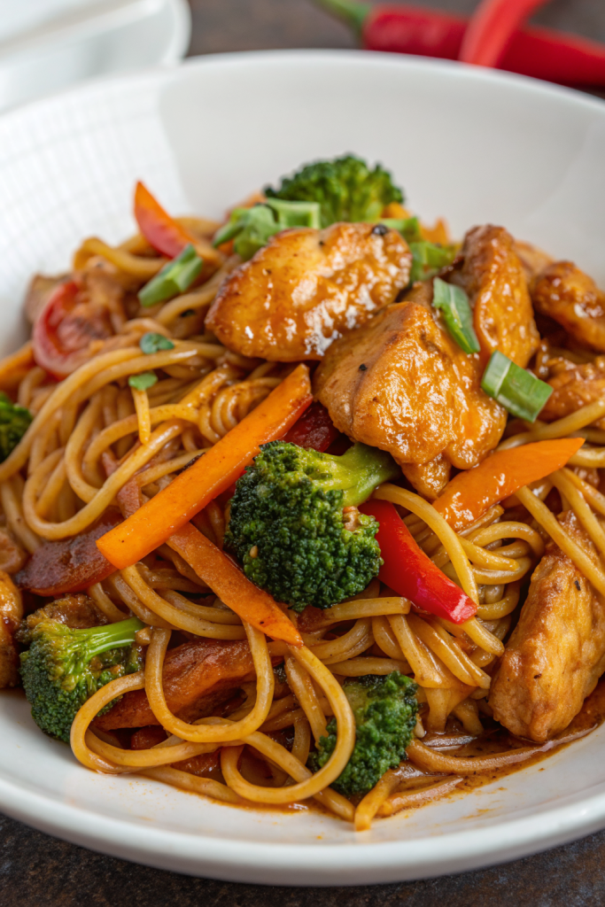 Chicken Teriyaki Noodles Recipe