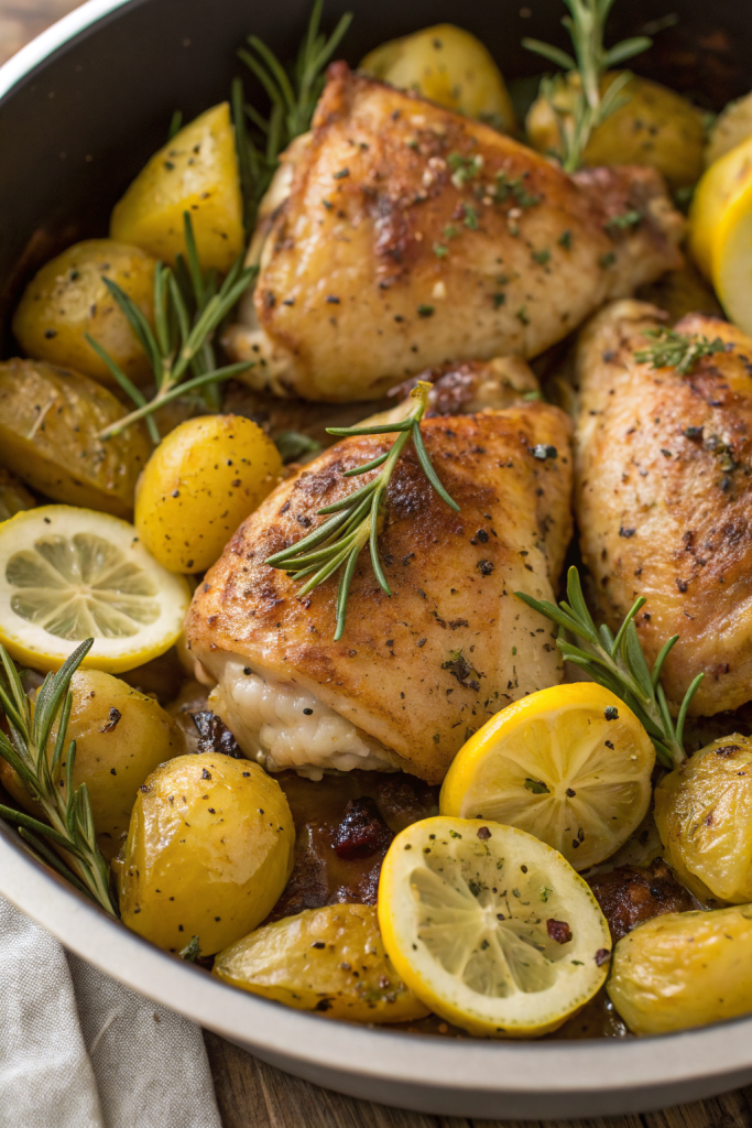 Chicken Thighs and Potatoes