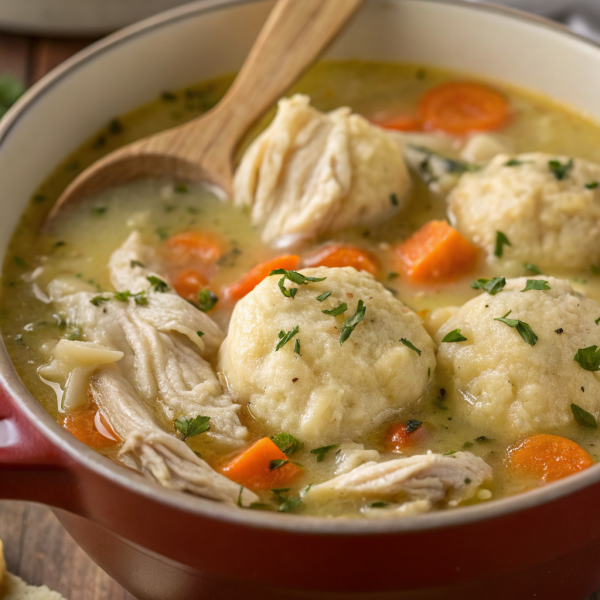 Chicken and Pumpkin Dumplings Recipe