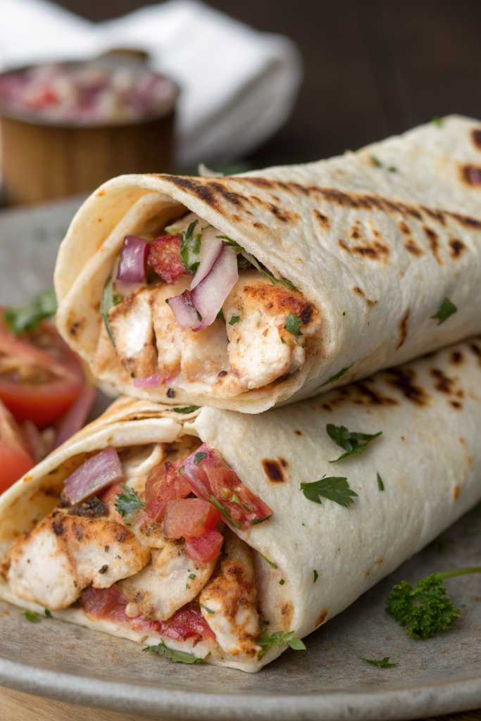 Chipotle Ranch Grilled Chicken Burrito Recipe