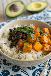 Chipotle Roasted Butternut Squash and Black Beans