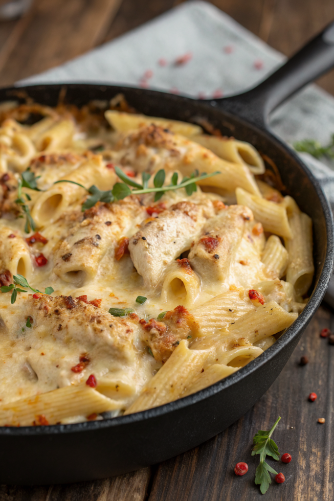 Creamy Spaghetti Chicken Recipe