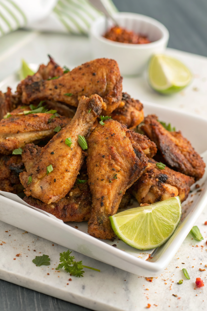 Crispy Cilantro Lime Chicken Wings Recipe