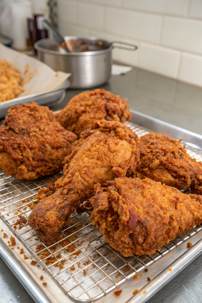 Crispy Spicy Buttermilk Fried Chicken Recipe