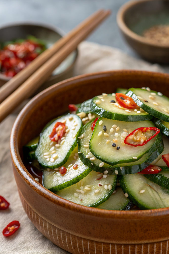 Easy Korean Cucumber Salad Recipe