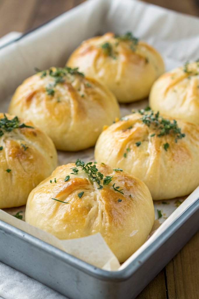 Fried Chicken Buns with Cheese