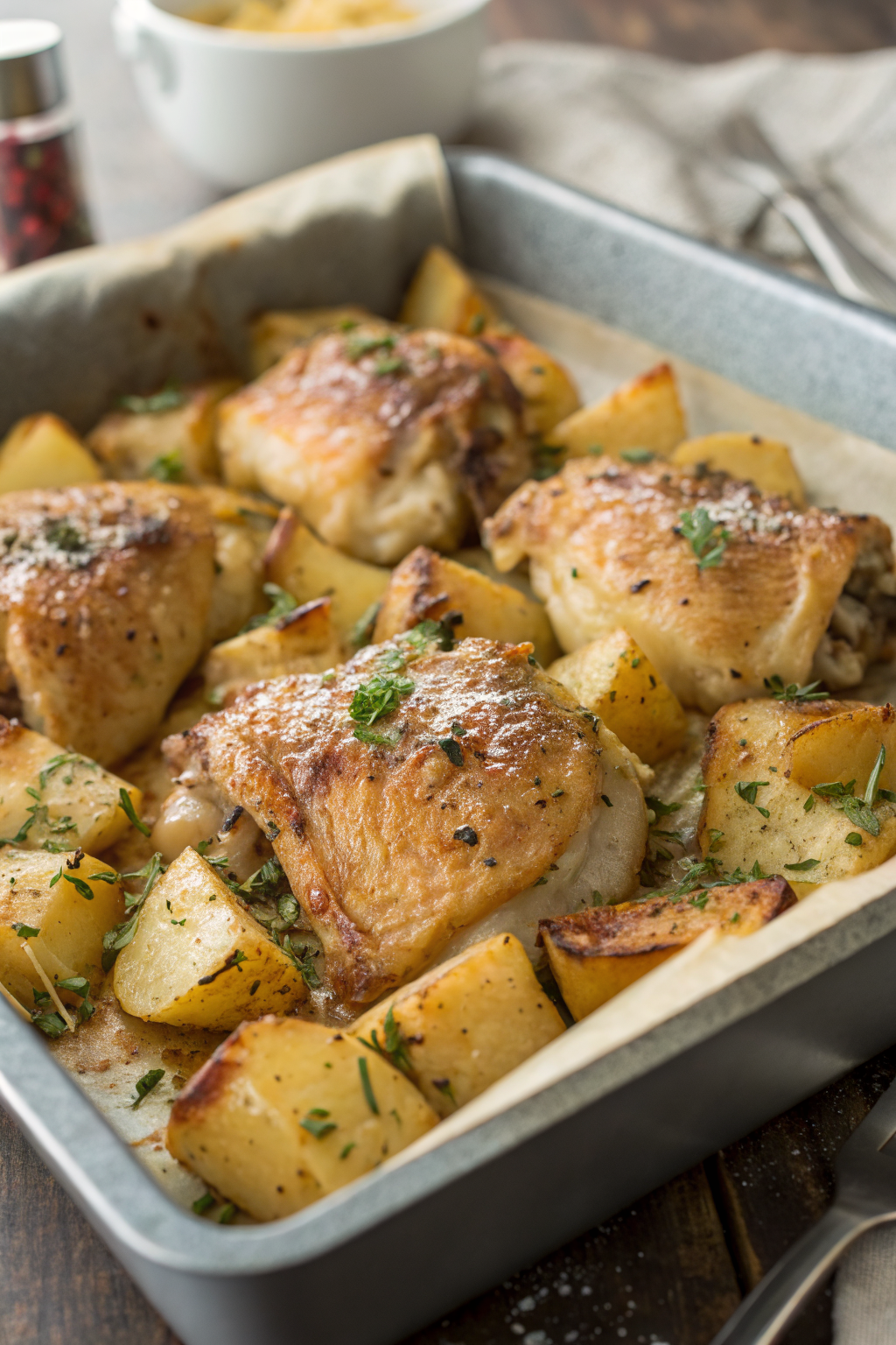 Greek Lemon Chicken With Potatoes Recipe