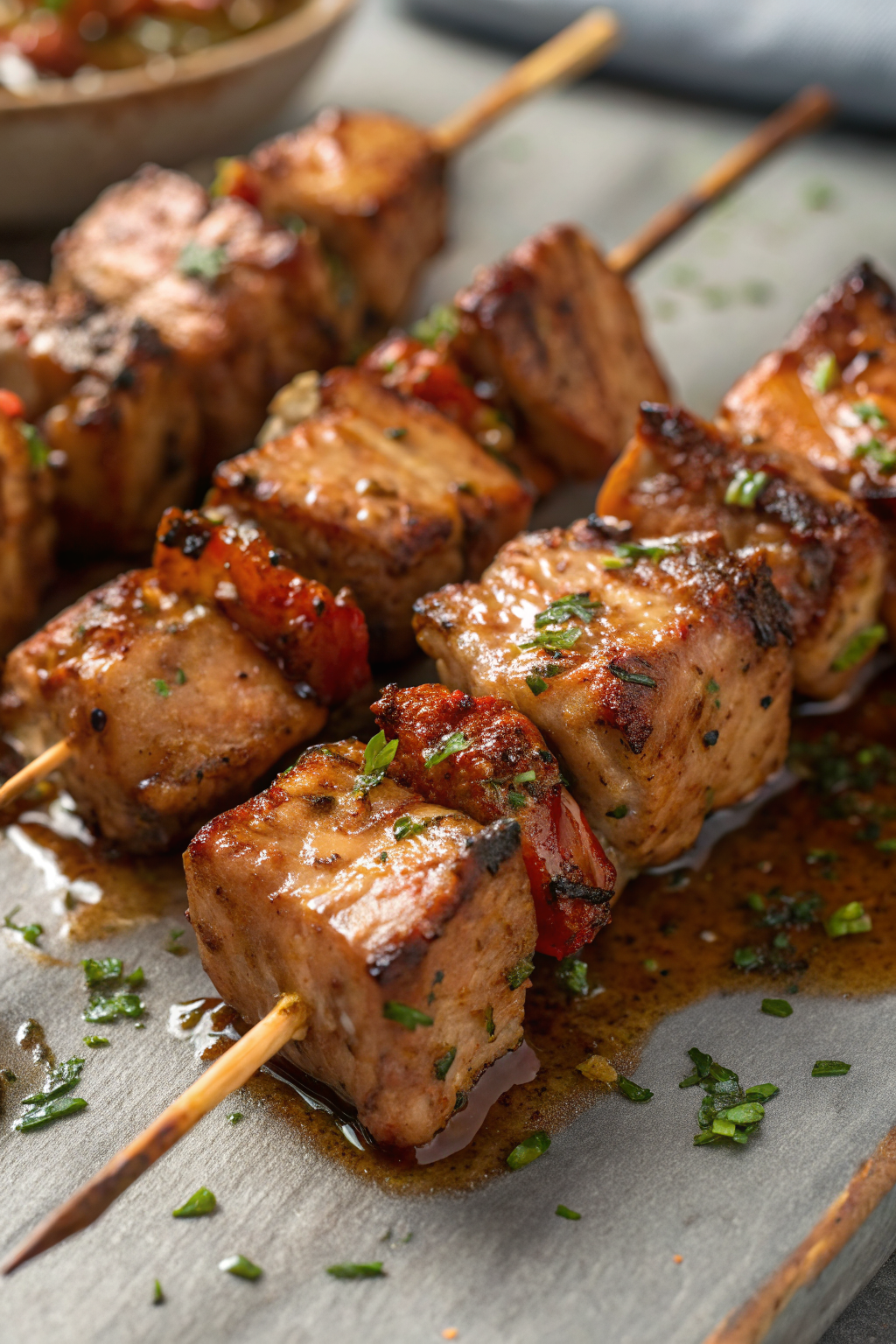 Grilled Thai Coconut Chicken Skewers Recipe