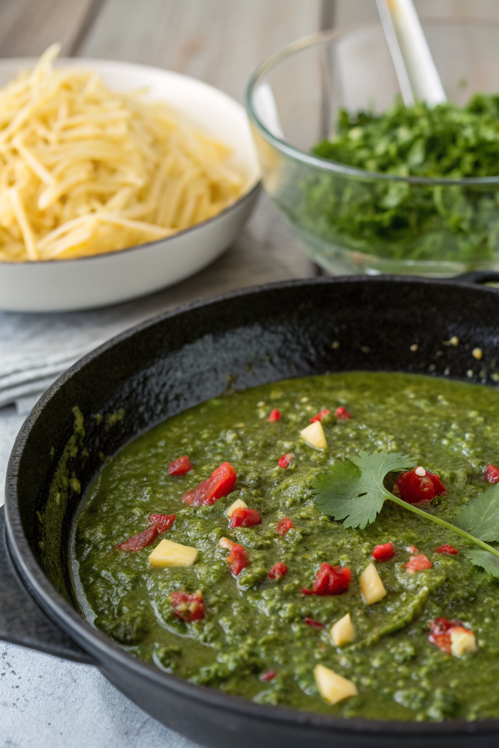 Hatch Chile Green Sauce for Enchiladas
