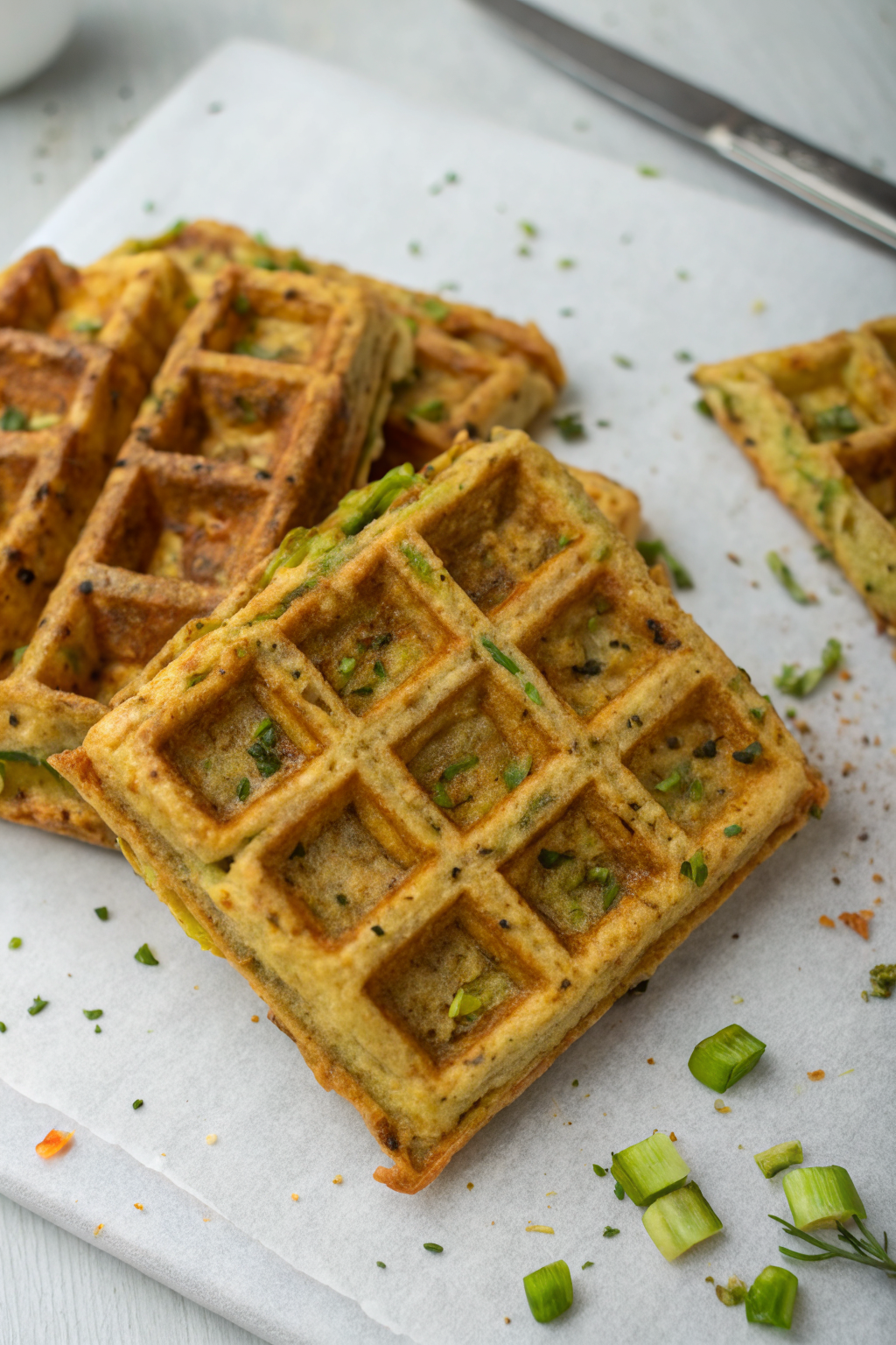 Keto Vegetable Waffles Recipe