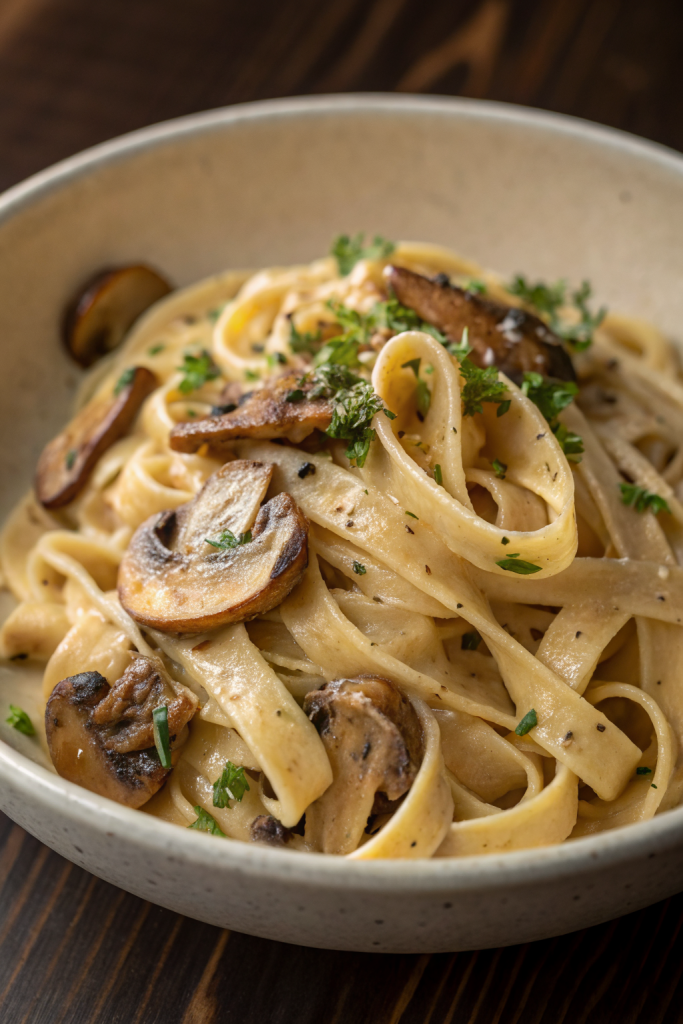 Mushroom and Seitan Stroganoff Recipe