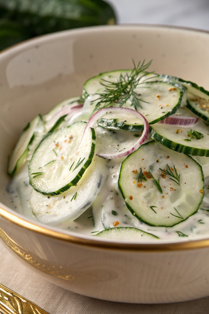 Polish Cucumber Salad Recipe