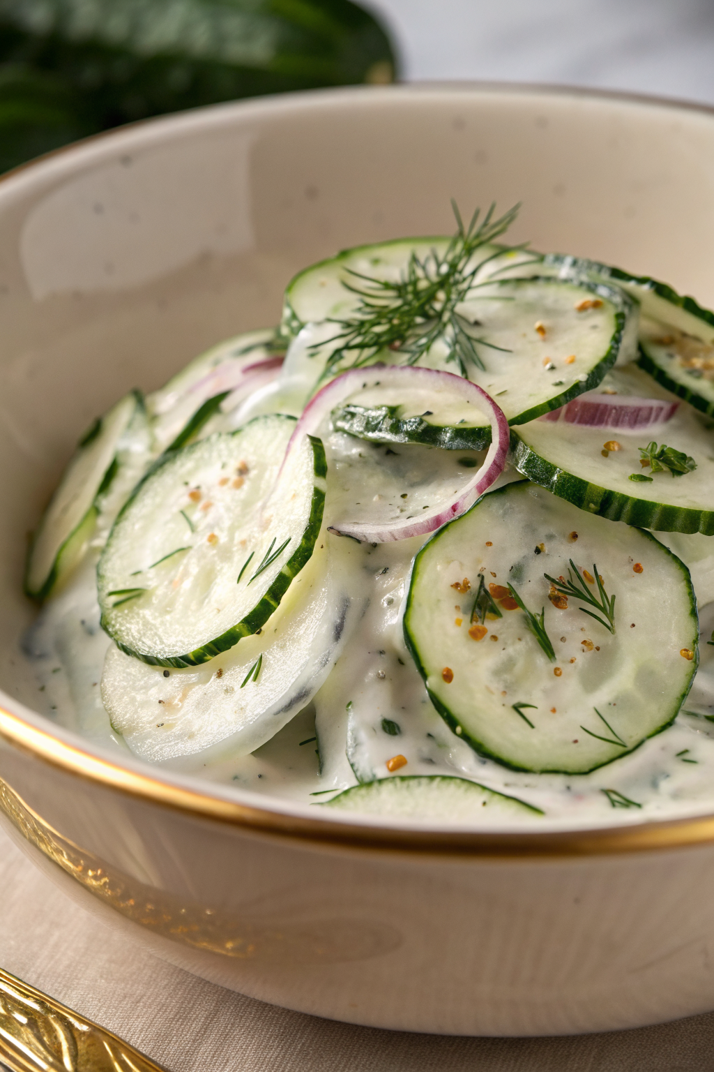 Polish Cucumber Salad Recipe