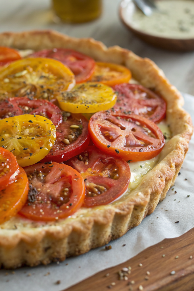 Rustic Heirloom Tomato Pizza Recipe