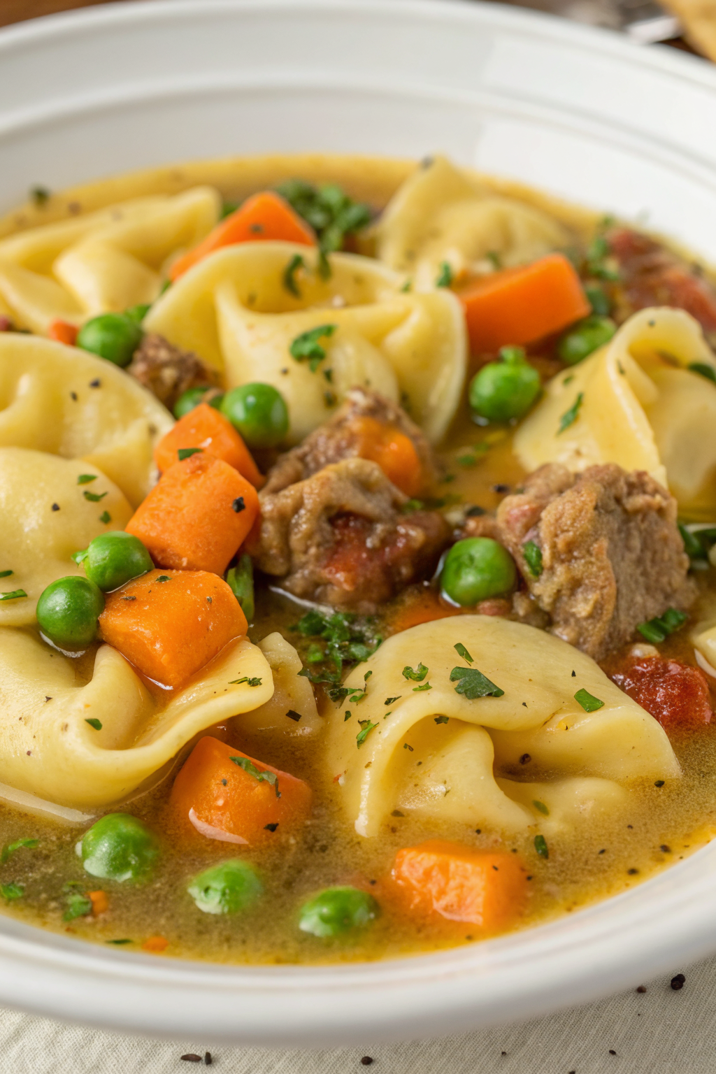 Sausage Tortellini Soup with Spinach Recipe