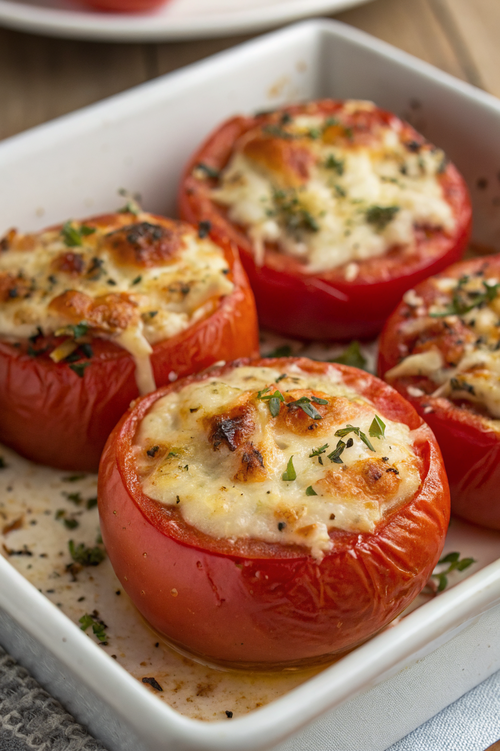 Tasty Baked Tomatoes with Cheese Recipe