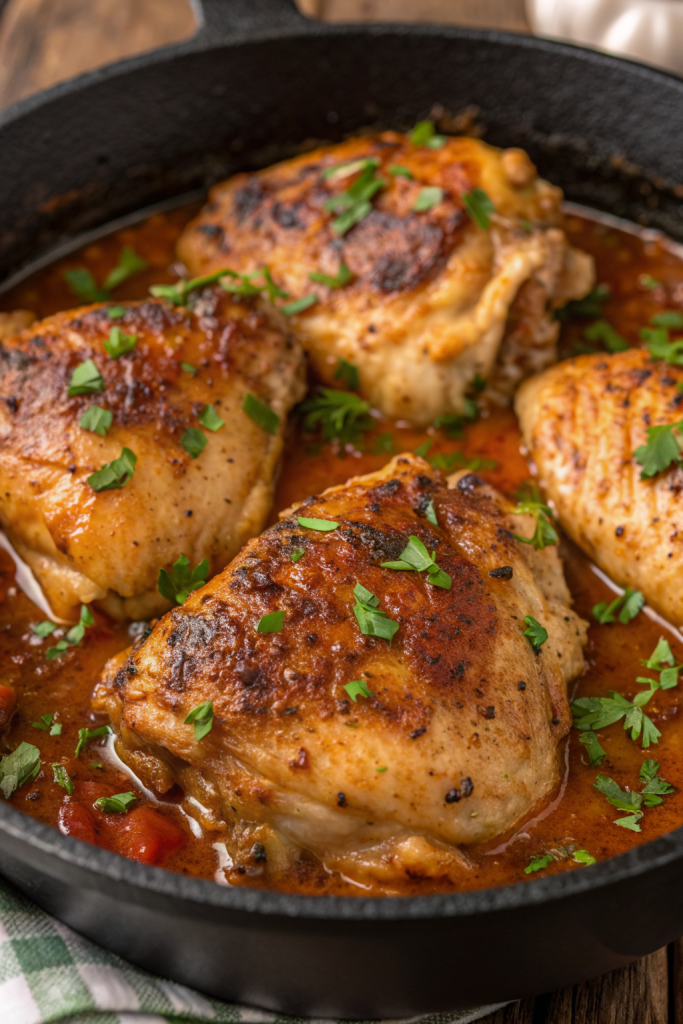 Baked Italian Chicken Thighs Recipe