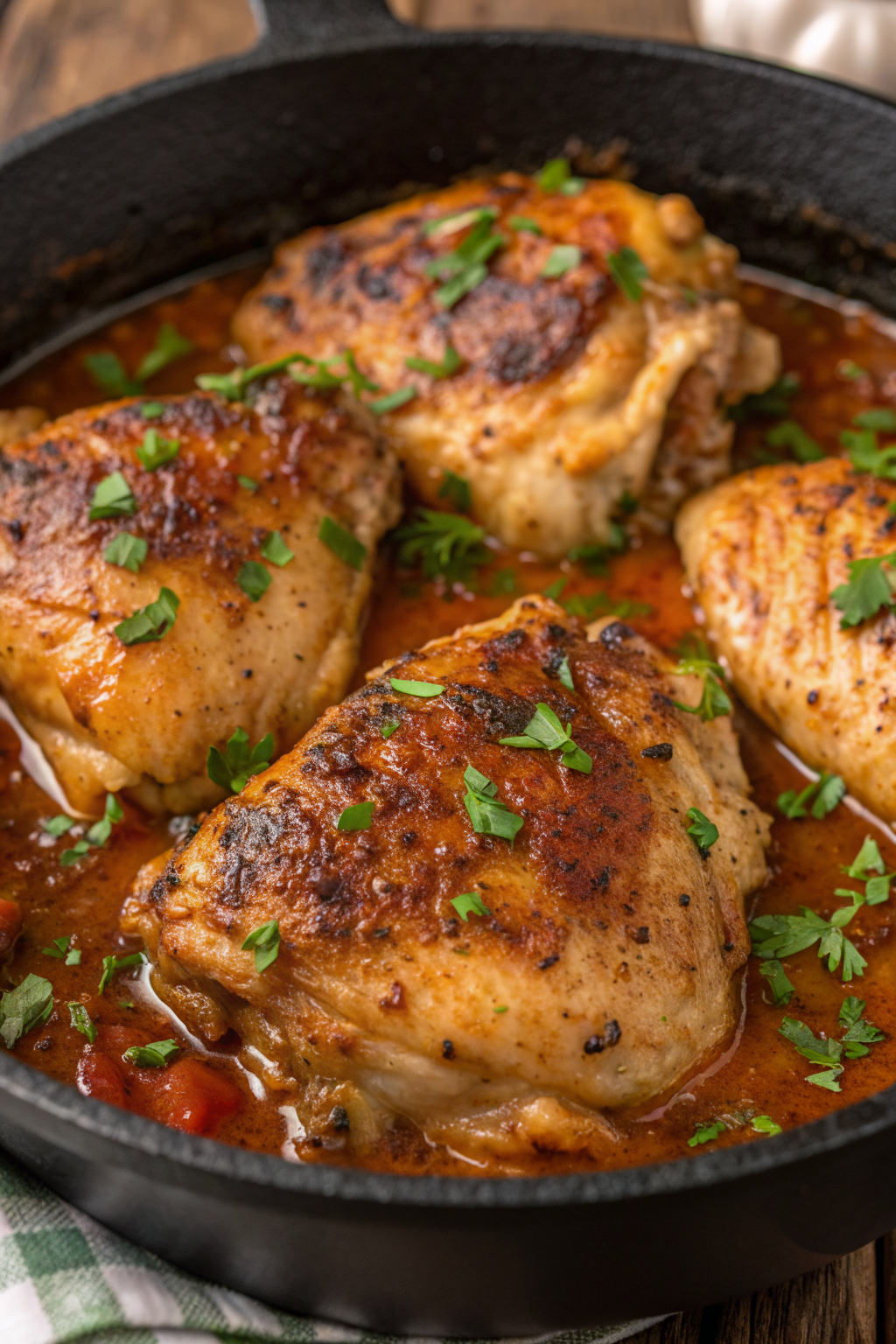 Baked Italian Chicken Thighs Recipe