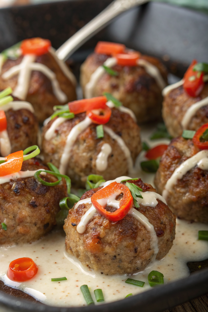 Buffalo Chicken Meatballs Recipe