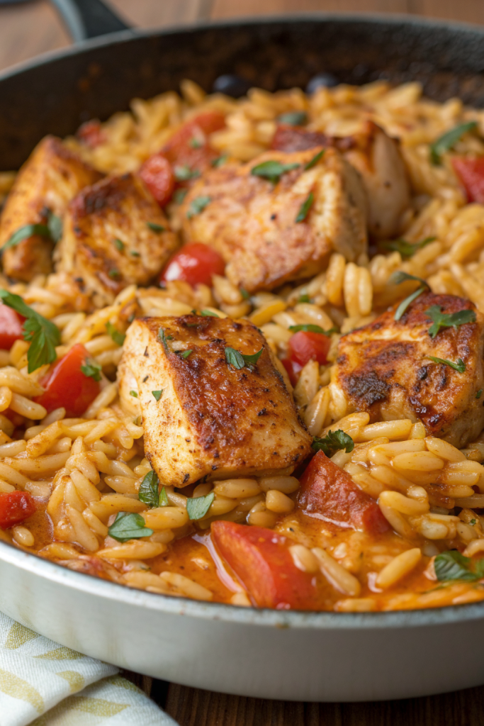 Cajun Chicken Orzo Recipe
