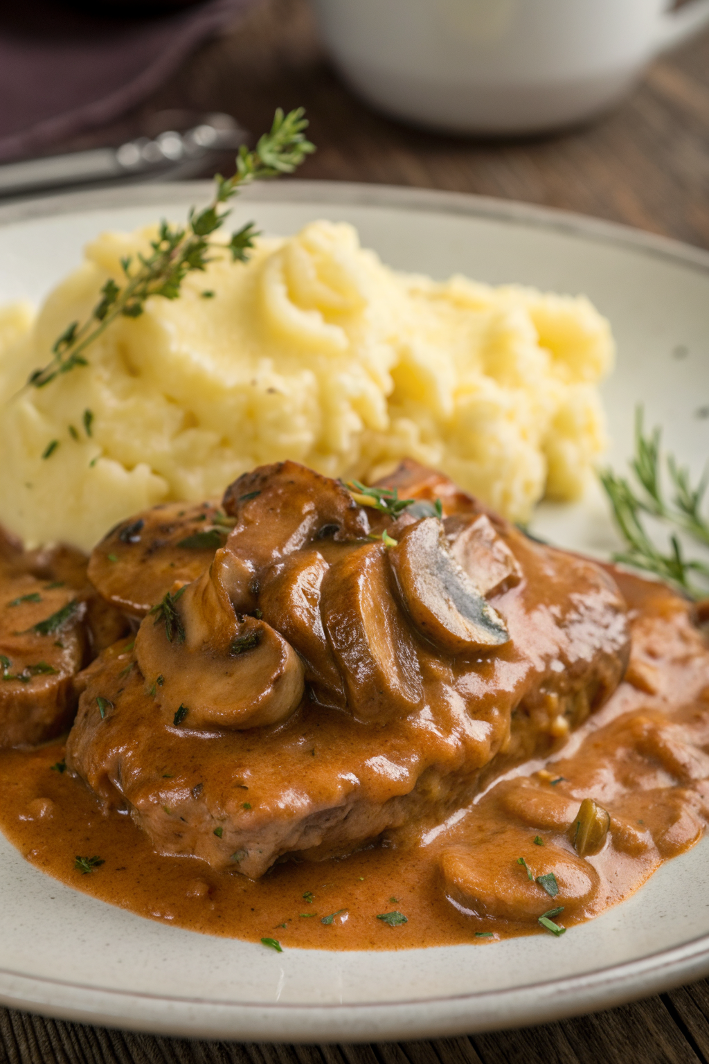 Chicken in Mushroom sauce Recipe
