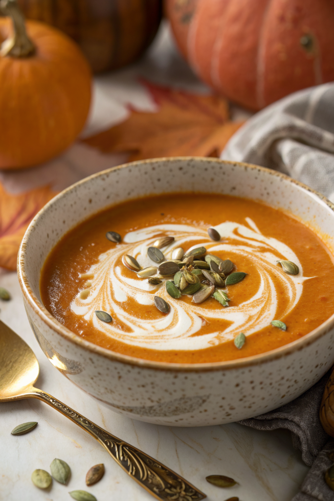 Coconut Curry Pumpkin Soup Recipe
