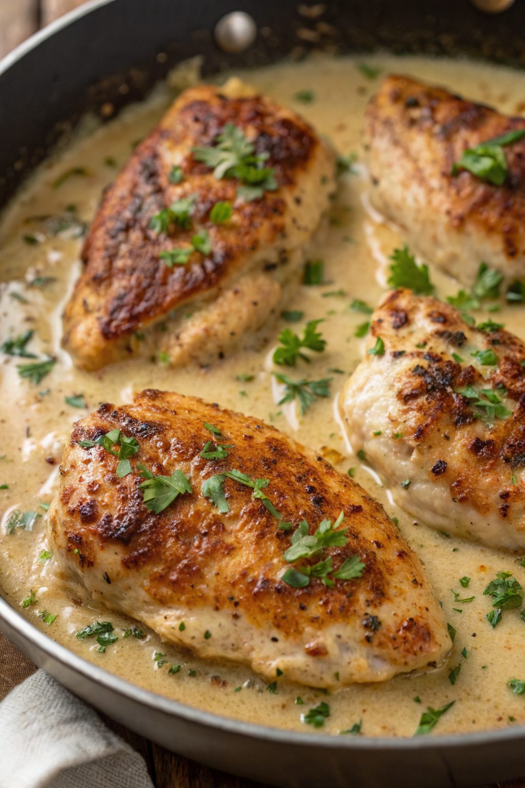 Creamy Garlic Parmesan Chicken Recipe