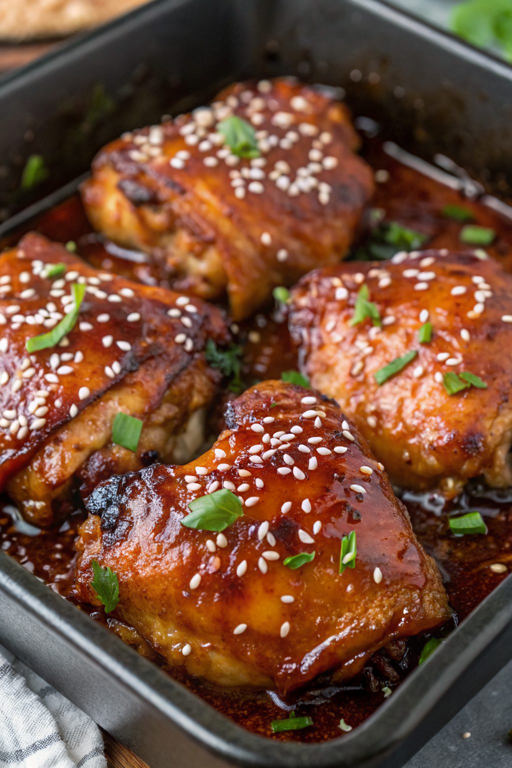 Crispy Hoisin Chicken Thighs Recipe