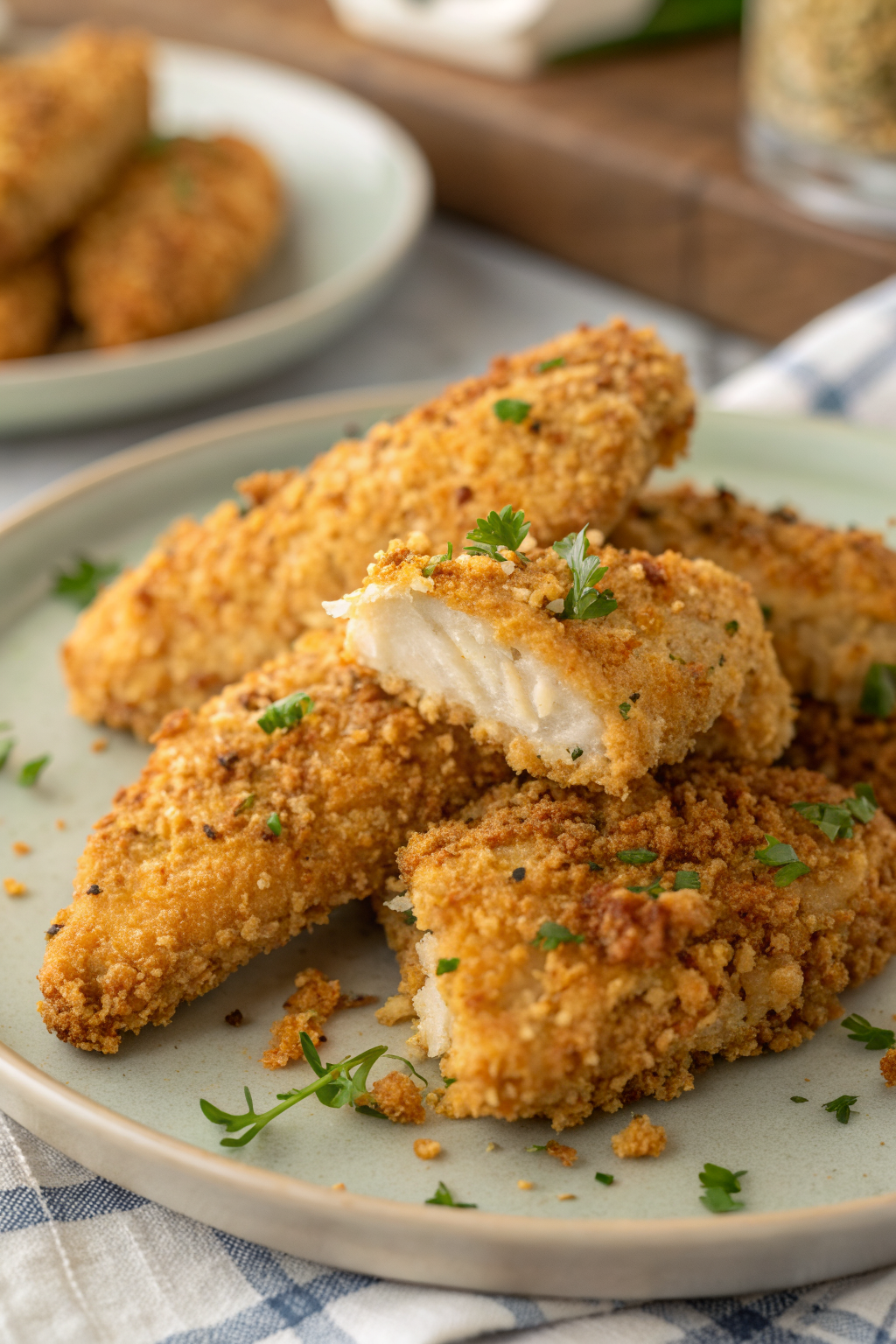 Crispy Homemade Baked Chicken Tenders Recipe