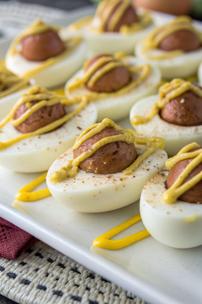 Deviled Eggs Hot Dogs Recipe