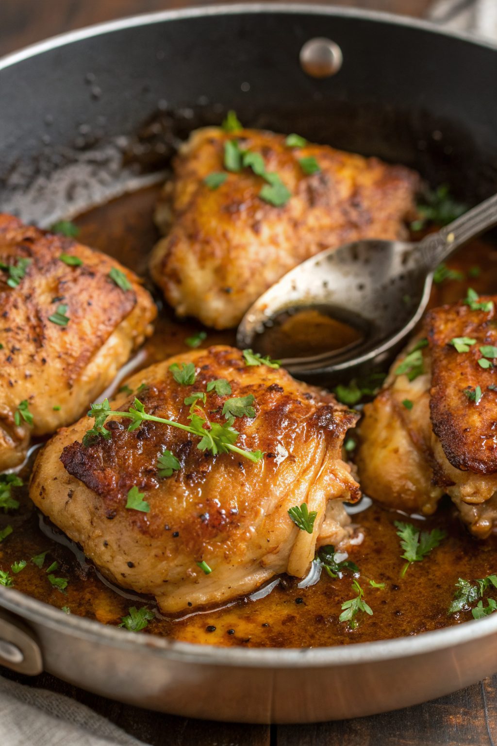 Easy Skillet Chicken Thighs Recipe