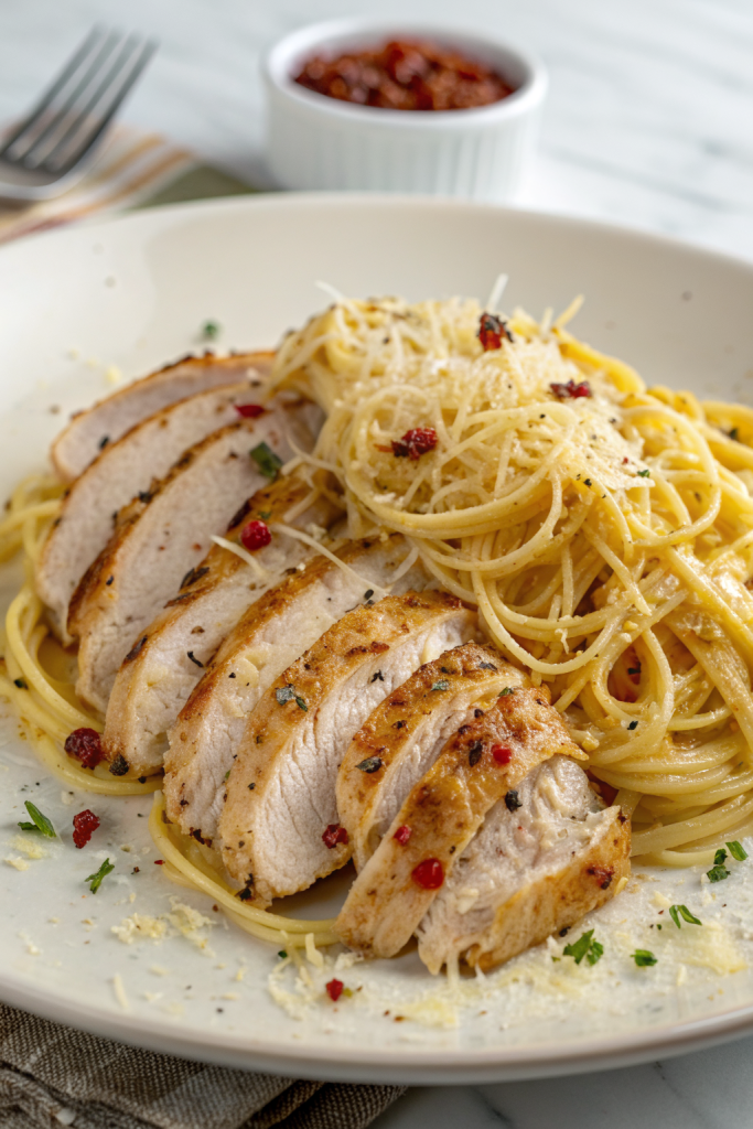 Garlic Butter Chicken Pasta Recipe