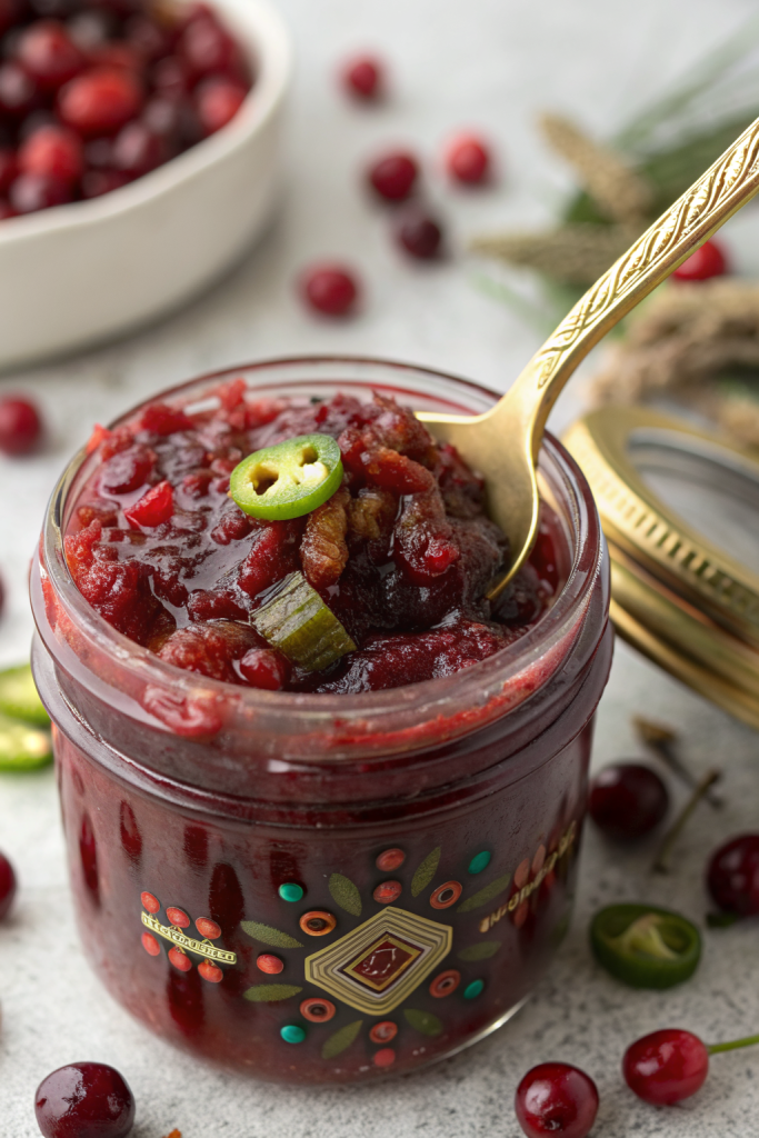 Homemade Cranberry Jalapeño Jam Recipe