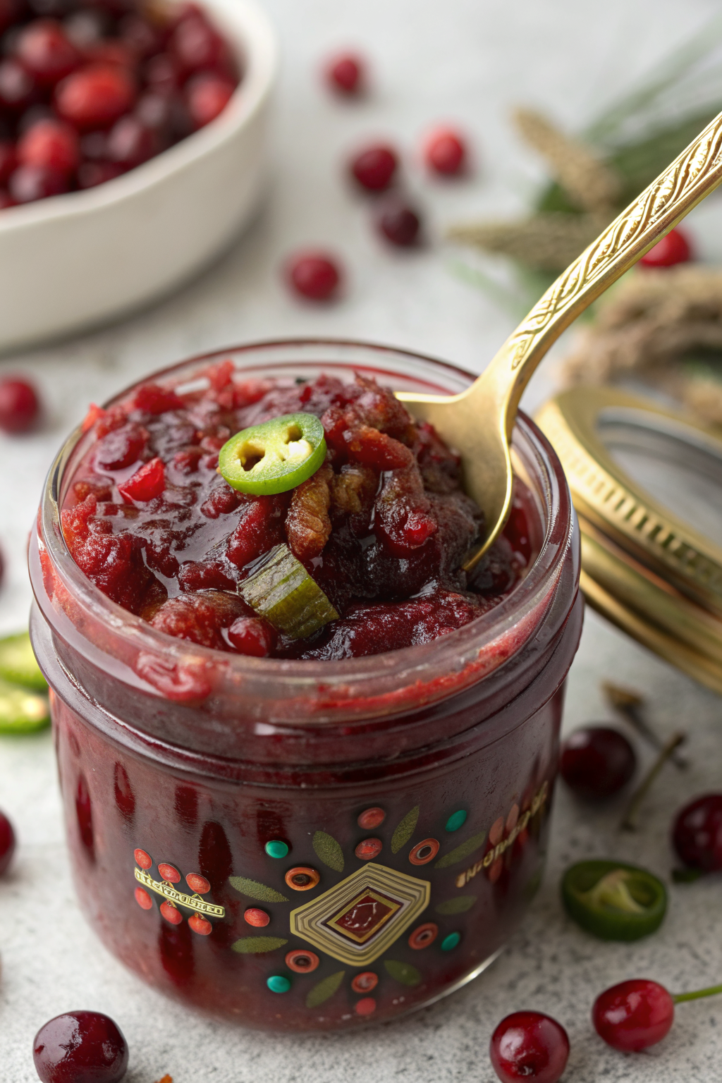 Homemade Cranberry Jalapeño Jam Recipe