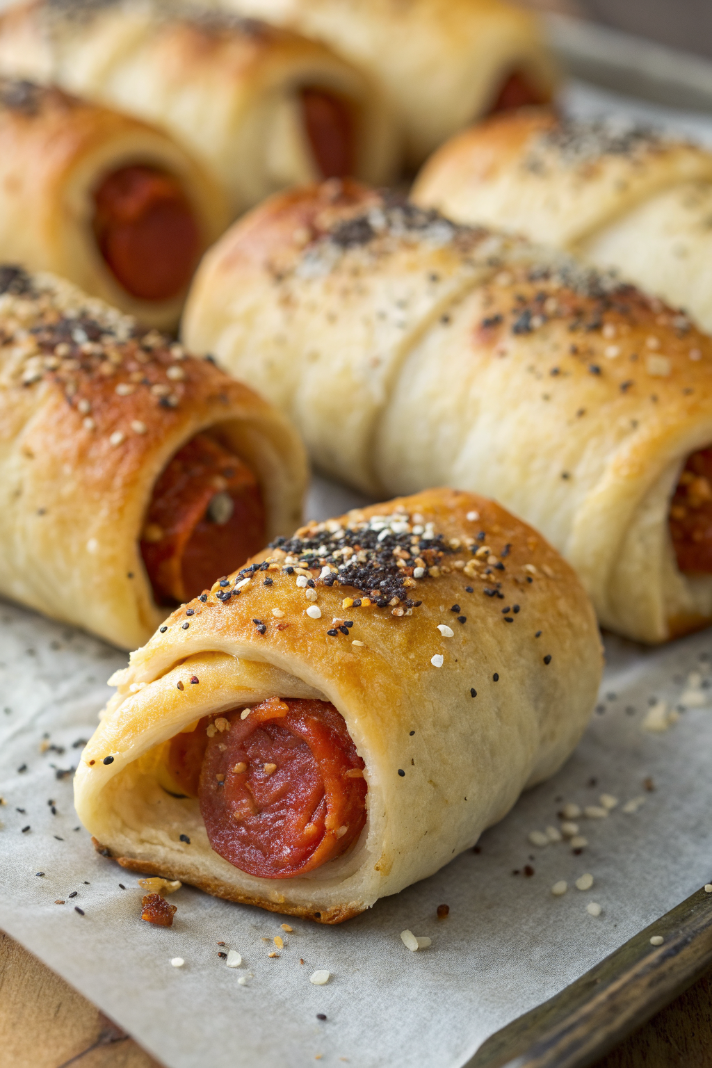 Mozzarella Pepperoni Crescent Rolls Recipe