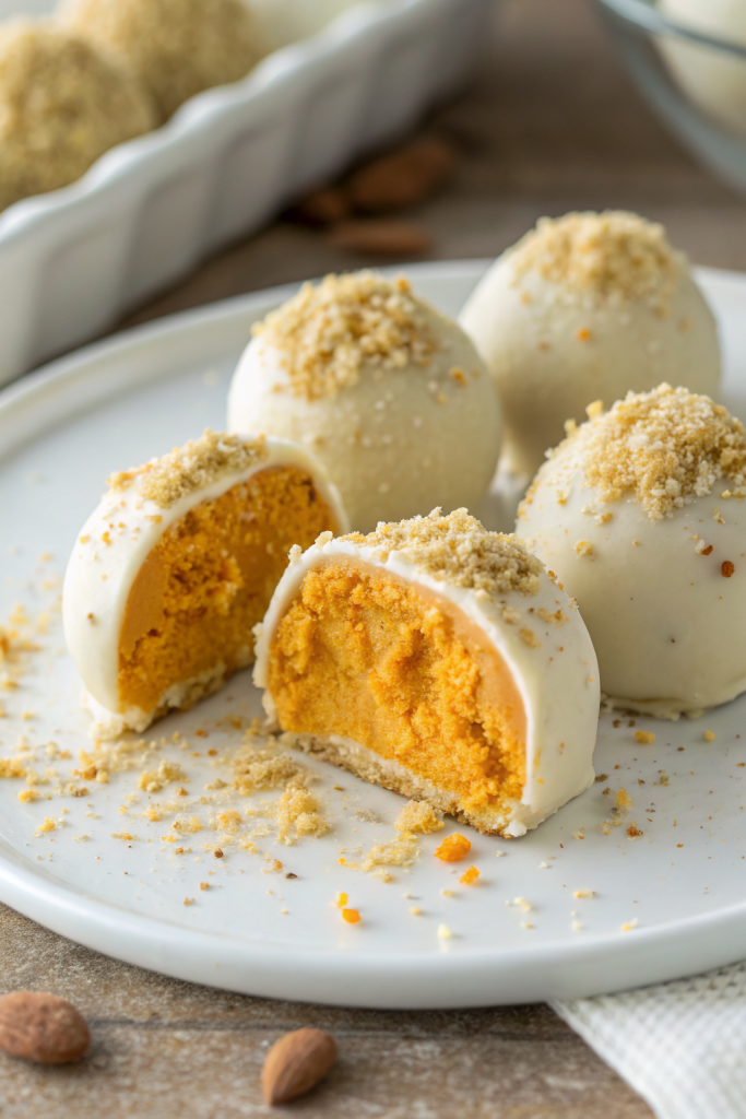 No Bake Pumpkin Cheesecake Balls Recipe