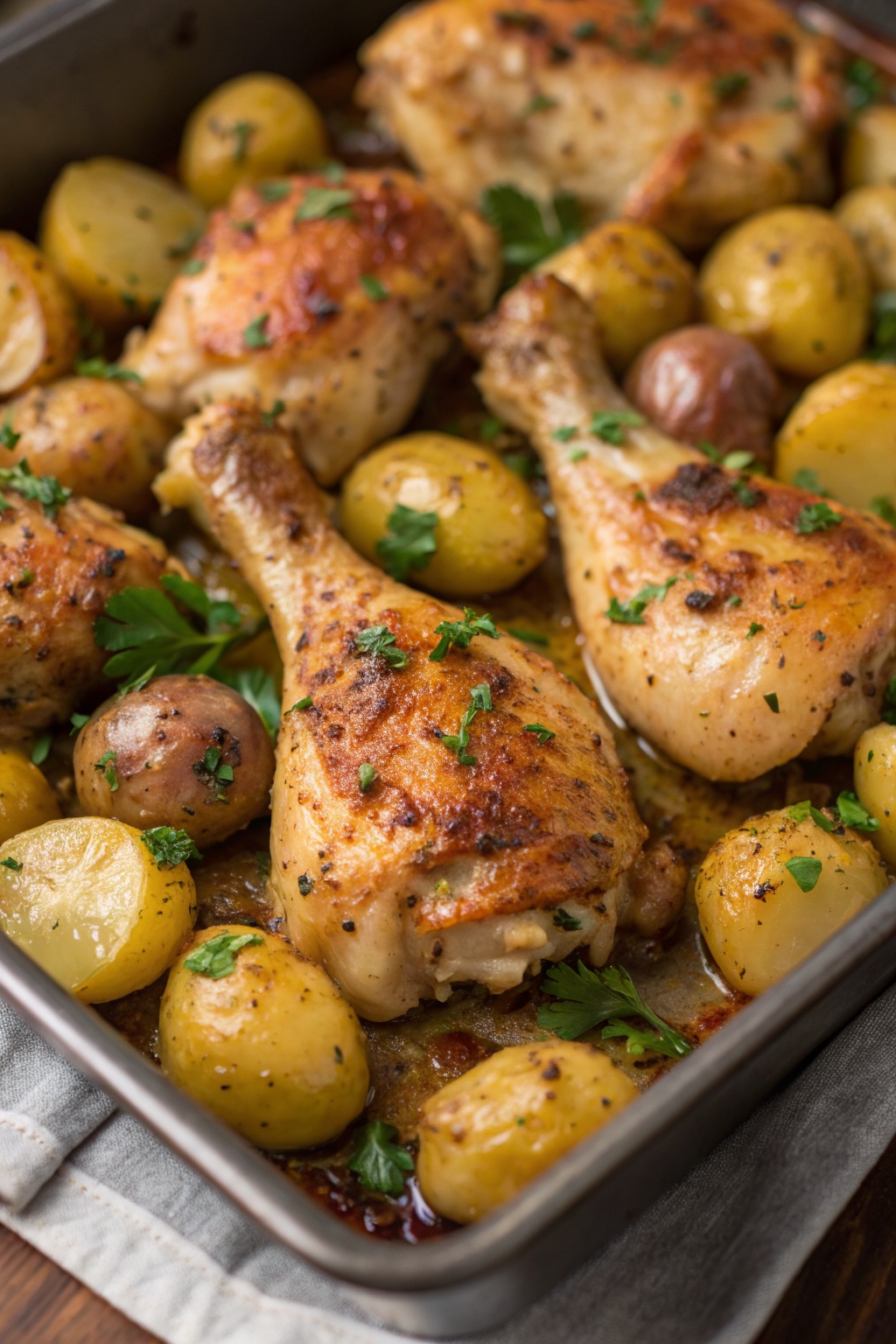 One Pan Chicken and Potatoes Recipe