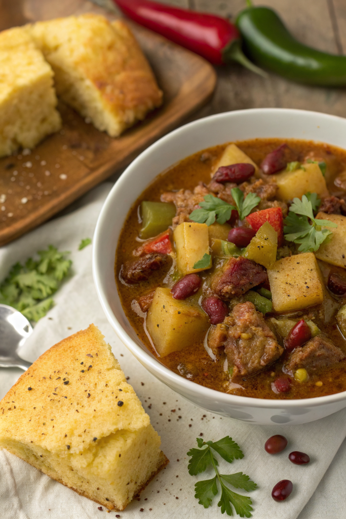 One Pot Hatch Green Chile Stew Recipe