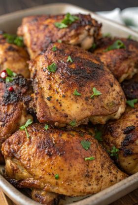 Oven Baked Chicken Thighs Recipe