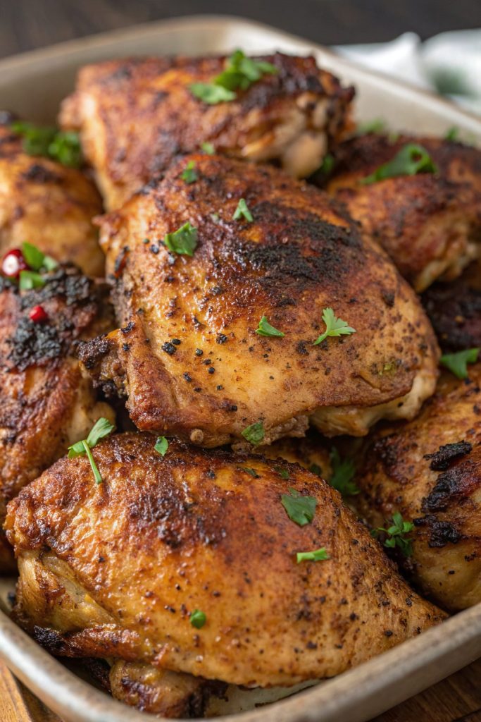 Oven Baked Chicken Thighs Recipe