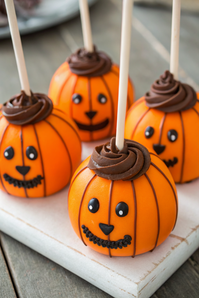 Pumpkin Marshmallow Lollipops Recipe