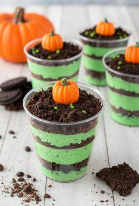 Pumpkin Patch Dirt Cups Recipe