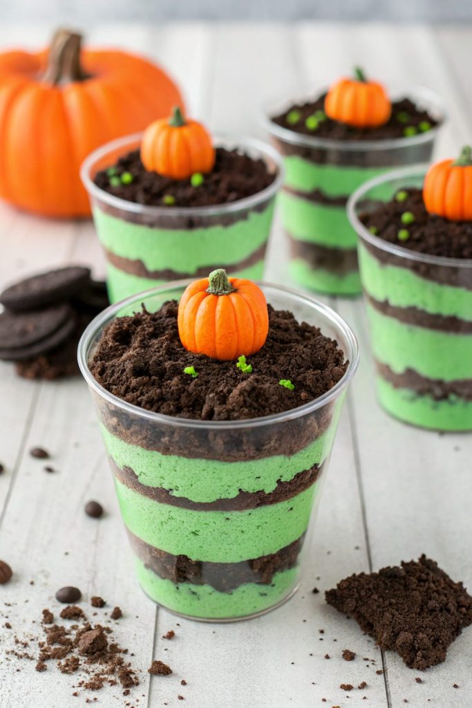 Pumpkin Patch Dirt Cups Recipe