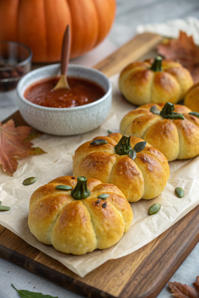 Pumpkin Pizza Bombs Recipe
