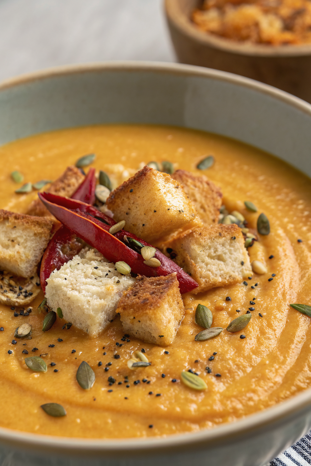 Roast Carrot Soup Recipe